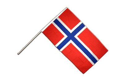 Flaggenfritze® Stockflagge Albanien – 60 X 90 Cm, Mit Holzstab, UV-beständig & Wasserfest