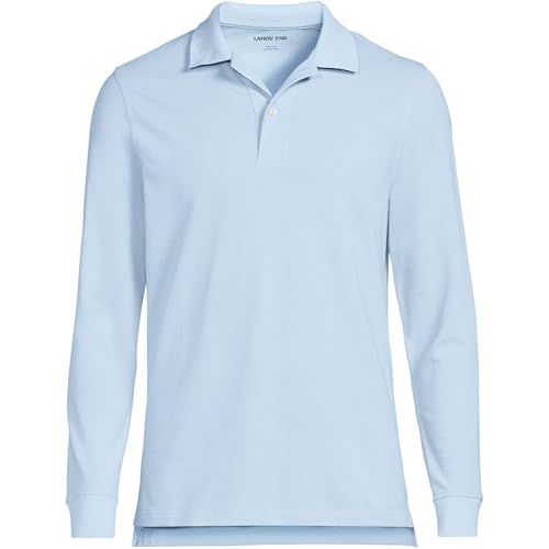Polo de malla de manga larga para jóvenes hombres, uniforme escolar miniatura 4