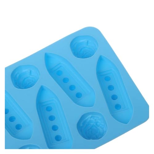 Molde para cubitos de hielo de silicona en forma de barco miniatura 5
