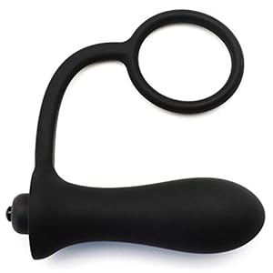 BeHorny mega power siliconen vibrerend butt plug met cock ring