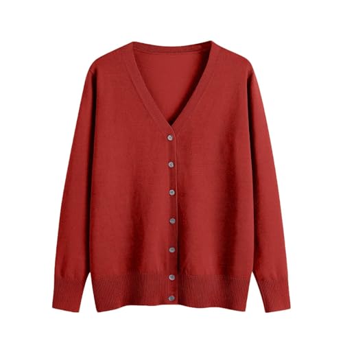 Chaleco largo para mujer rojo estilo kimono fluido ideal para las noches frescas de terraza 4