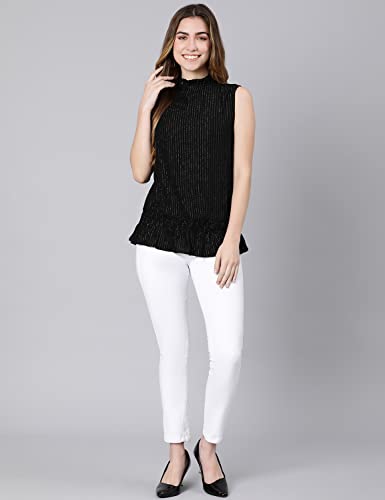 Image of oxolloxo Shine Lara Lurex Print Color Women Linned top