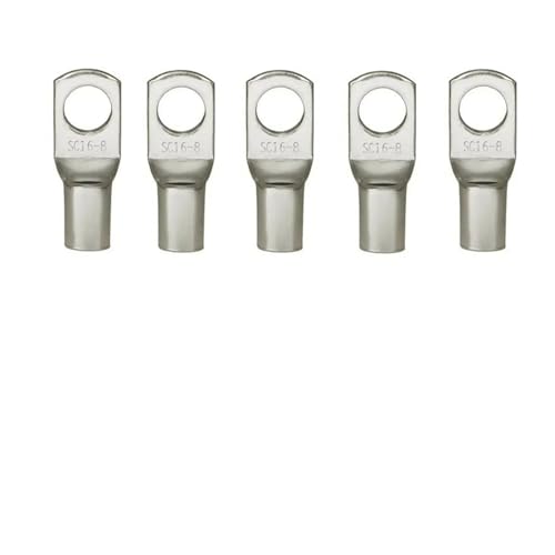 Cosses en cuivre étamé SC16-8 pour fil de batterie et câbles à souder en lot de 10 pièces