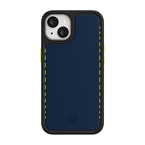 Incipio Optum for iPhone 13 (6.1"), Raised Edge Screen Protection, 16 Foot Drop Tested - Stone Blue/Black/Volt (IPH-1939-SBVT - Image 4