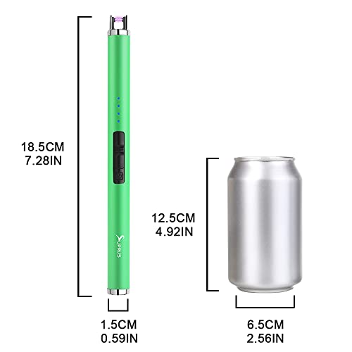 Encendedor Recargable Electrónico Verde SUPRUS miniatura 7