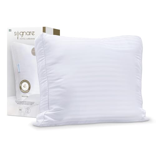 Catálogo de Almohada Sognare Firme disponible en línea para comprar. 45 Sognare Almohada Collezione Tamaño King Size Relleno Semi Firme 65% Eucalipto y 35% Bambú, Hipoalergénica, Fresca y Lavable. 100 Noches de Garantía.
