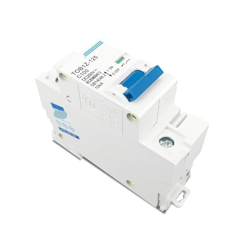 Disyuntor MCB de CC de 1P 80A 250V curva C e interruptor principal de batería 2