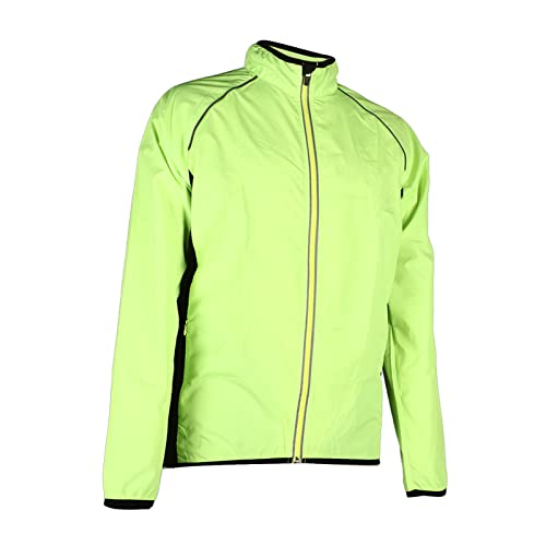 Veste de cyclisme homme coupe-vent vert maillot manches longues