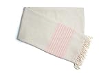 Ahenque Premium Quality Linen&Cotton Blend Turkish Bath Towel, Eco-Friendly Turkish Fouta Beach Towe