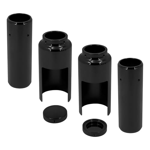 Soufflet de Fourche Moto avec kit capuchons de tube pour Harley Dyna FXD 2006-2017