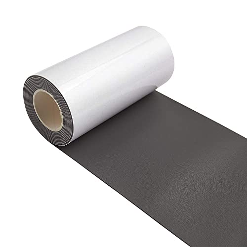 Image of Leather Repair Patch Kit Night Gray 4 x 60 inch Leather Repair Tape Self Adhesive Patch for Furniture, Couch, Sofa, Car Seats Computer Chair First Aid Vinyl Repair Kit