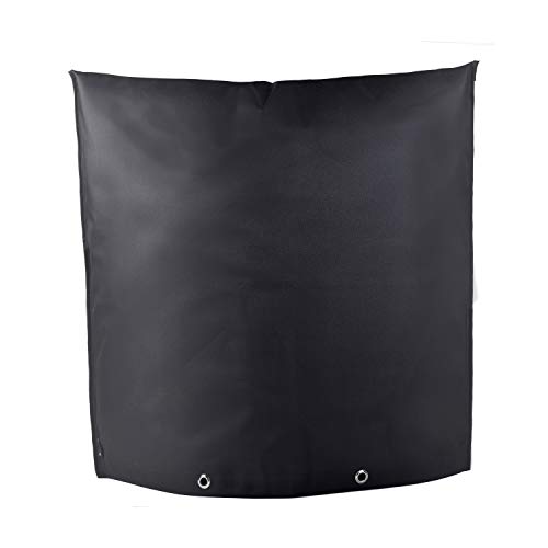 Backflow Preventers Protection 30W x 26H Backflow Winter Cover Insulated Cover Pouch for Winter Pipe Freeze Protection,Water Sprinkler Valve Box and Controller (30Wx26H, Black)