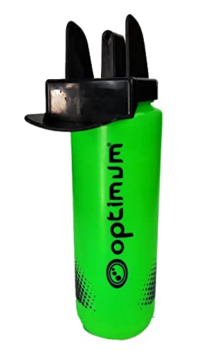 Optimum Hygienic Aqua Spray Water Bottle Fluorescent Green Black 800 ml