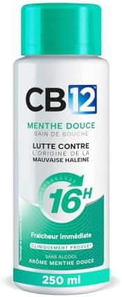 CB12 Mild Mint Menthol Mouthwash (250ml)