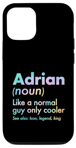 Adrian Like A Normal Guy Only Cooler Legend King �t�@�[�X�g�l�[�� �X�}�z�P�[�X iPhone 12/12 Pro �p