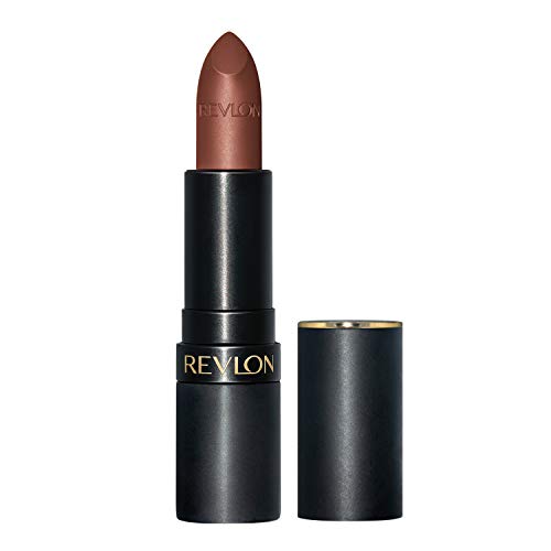 Revlon Super Lustrous The Luscious Mattes Lipstick, High Impact with Moisturizing Velvety Formula, Hot Chocolate, 0.74 oz - image 1