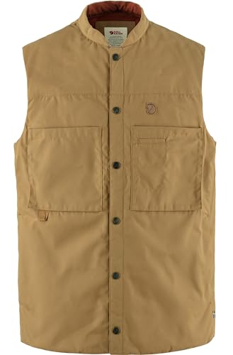 Fjällräven Singi Padded Vest M chaleco deportivo de hombre talla M en color verde oliva oscuro
