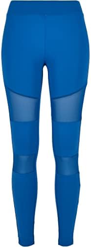 Urban Classics Damskie legginsy Tech Mesh spodnie do jogi, fitnessu, długie spodnie sportowe z wstawkami z siatki w wielu kolorach, rozmiary XS - 5XL