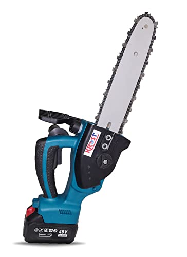KROST 48V 10 Cordless Chainsaw, Brushless Motor Cordless Portable Chainsaw, Pruning Shears Chainsaw for Tree Branch Wood Cutting(Not recommended for professional usage) KROST 48V 10 Cordless Chainsaw, Brushless Motor Cordless Portable Chainsaw, Pruning Shears Chainsaw for Tree Branch Wood Cutting(Not recommended for professional usage)