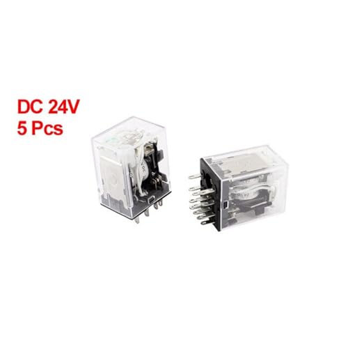 Relé 4PDT HH54PL 24V con bobina eficiente y diagnóstico visual LED 2