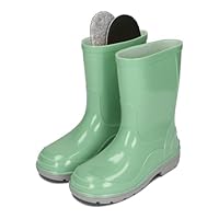 BeKiddy Children's Wellington Boots Girls Boys Rain Boots Waterproof Red Blue Green Pink 20-35 EU, mint, 8 UK Child