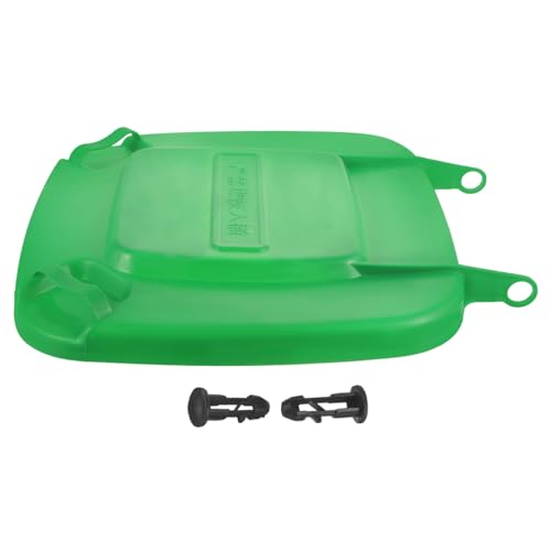 PHENOFICE Outdoor Waste Bin Lid Grass Green Plastic Trash Can Cover Replacement for Public Sanitation Parks Offices Hospitals Easy to Install