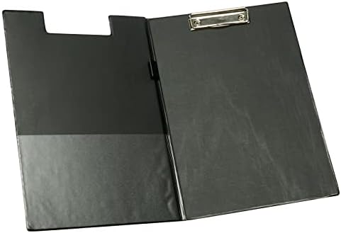 Q Connect Foolscap/A4 PVC Foldover Clipboard - Blue