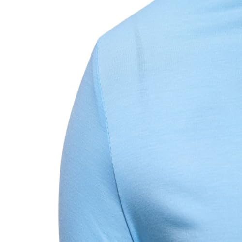 Men's Slim Fit Turtleneck Shirts Casual Fall Winter Long Sleeve Pullover Lightweight Basic Stretch Comfy Blouse Tops3