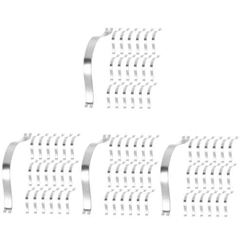 Image of Unomor 400pcs Aluminum Alloy Picture Frame Spring Clips Secure Backing Hardware for Photos Design for Easy Installation and Use