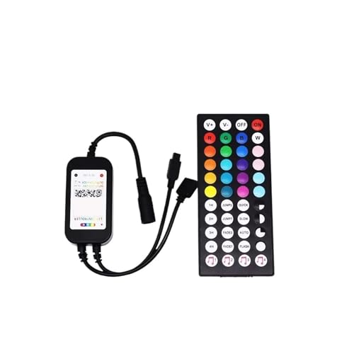 Contrôleur RGB DC 5V-24V avec télécommande 44 touches et 3 sorties