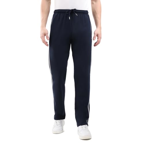 Image of Monte Carlo Men's Regular Fit Solid Track Pants | Drawstring Closure | Side Pocket Sports Lower | Comfortable & Stylish Lower for Men's