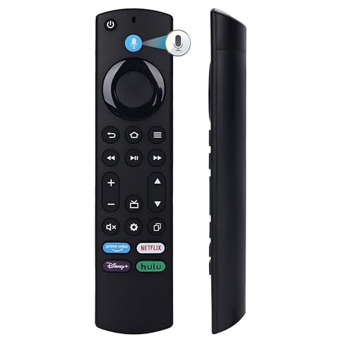 Image of Replacement Voice Remote Fit for Insignia NS-24F201NA23,NS-32F201NA23,NS-42F201NA23,NS-43F301NA25,NS-50F301NA24,NS-65F301NA23,Compatible with AMZ Fire Series,Toshiba,Pioneer,Echo-Show 15 inch to 21 inch