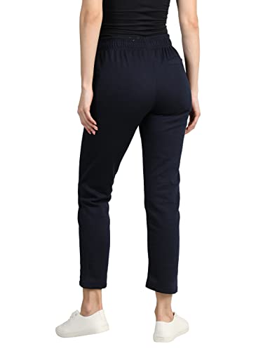 Image of CHKOKKO Women High Rise Gym Wear Sports Fitness Relaxed Track Pant