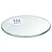 Glass Table Top: 18" Round, 3/8" Thick, Pencil Edge, Tempered Glass