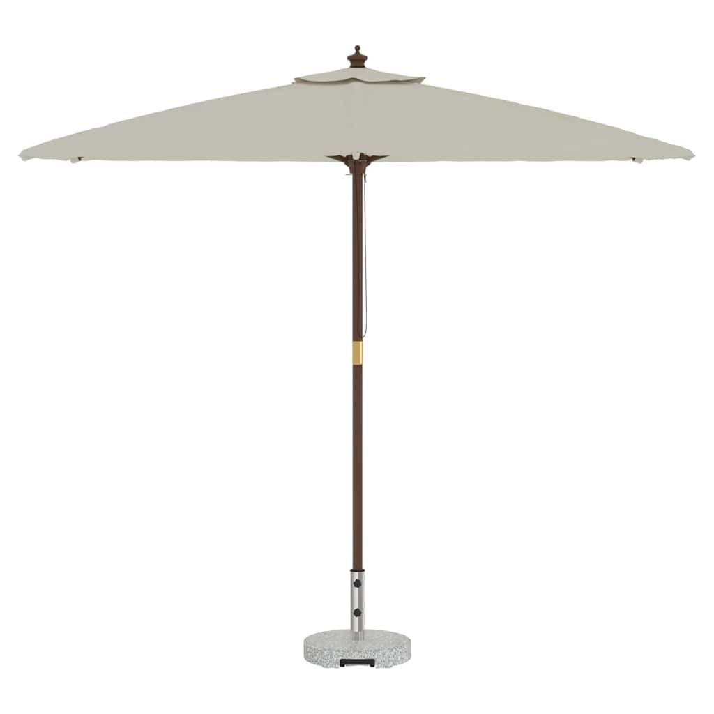 vidaXL Pied de parasol gris Ø 45 x 37,5 cm granit
