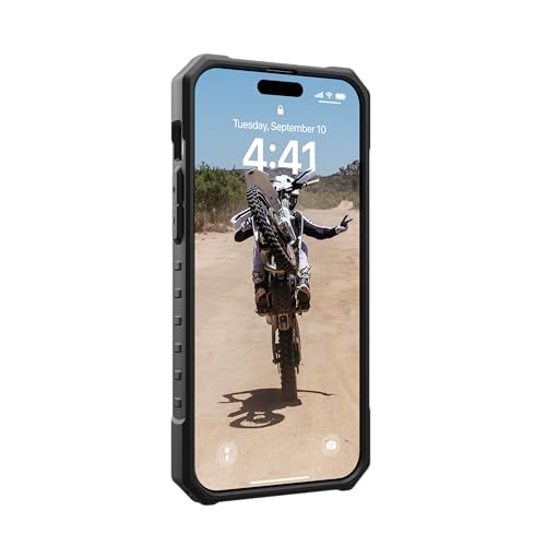 Image of URBAN ARMOR GEAR UAG [Updated Ver] Compatible with iPhone 15 Pro Max Case 6.7 inch Pathfinder Olive Drab Built-in Magnet Compatible with MagSafe Charging Rugged Military Grade Dropproof Protective Cover