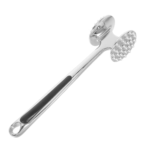 FUNOMOCYA Dual Sided Meat Tenderizer Hammer Comfortable Grip Kitchen Tool for Efficient Pounding Tenderizing of Steak Chicken More Heavy Duty Zinc Alloy Design for Professional Cooking