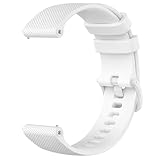 [Issinlky] バンド Garmin Venu 2S/Venu 3S/Vivomove 3S/Vivoactive 4S 対応、18MM ソフトシリコンバンド Fossil Gen 6/5E/3/4/Withings Steel HR 36mm/ScanWatch 2 38mm 対応