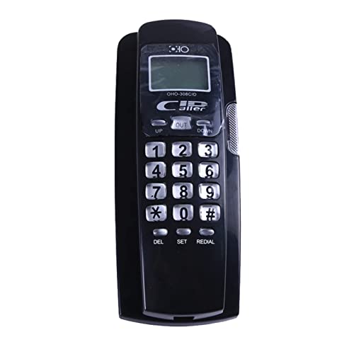 Image of Multipurpose Landline Telephone Corded Phone for Office, School, Home, Bank, Hospital, OHO-308CID Model ID LCD Display Phone (1Pcs)