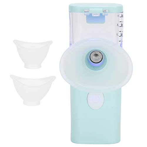 Eye Spray Relief Dry Eyes Portable Eye Moisturizing Cleaning Soothing Machine, Cool Facial Steamer, Fast Steam Sprayer for Eye Skin Care, Deep Cleaning Makeup(Blue)