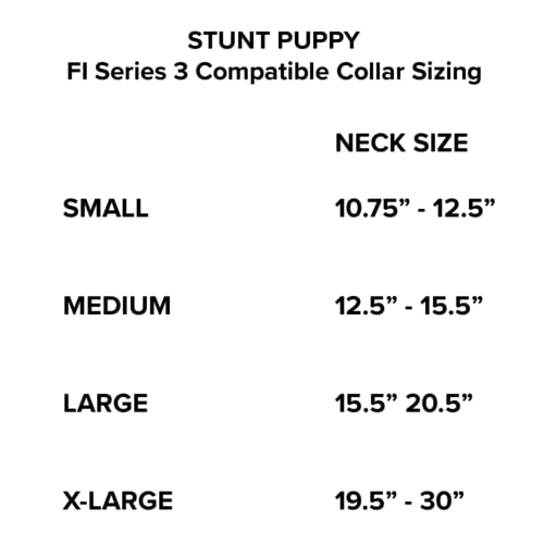 Stunt Puppy Dog Collar, Fi Series 3 Ready, Medium, Reflective Orange - Compatible with Fi GPS Device (Not Included)