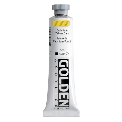 Pro-Art-Bilderpalette Doré Heavy Body Peinture Acrylique 2 G -Cadmium Jaune foncé