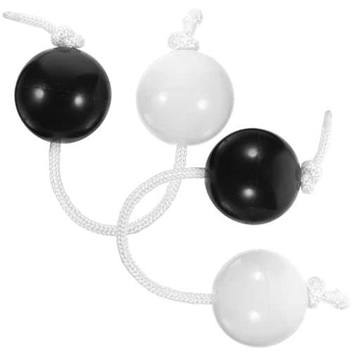 Yardwe 2 Pcs African Music Instrument Rhythm Double Balls Shaker Safe Material Smooth Surface Great for Boys and Girls and Music Classrooms