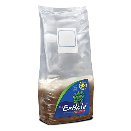 Exhale Homegrown CO2 Micro - CO2 Bag for Indoor Grow Rooms & Tents - CO2 for Grow Tents - Foliage Mushroom Bag - 1.5 lbs.