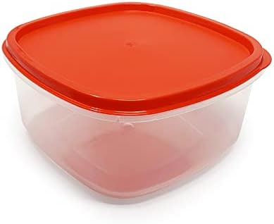 Set of 5 - 220/350/600/1200/2000ml Food Storage Container Stackable Food Prep Container with Lid, Airtight BPA-Free, Microwave, Freezer & Dishwasher Safe (Assorted Color)