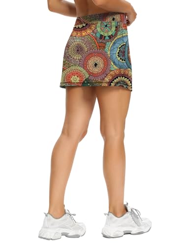 Image of LouKeith Tennis Skirts for Women Golf Athletic Activewear Skorts Mini Summer Workout Running Shorts with Pockets