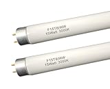 18 inch F15T8/WW Fluorescent Light Bulb 15watt F15T8-KB Warm White Replacement Tube,3000K Soft White T8 Linear Lamp for Kitchen and Bath