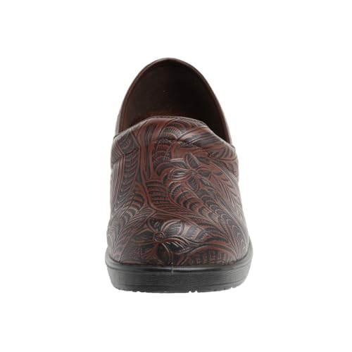 Image of CUSHIONAIRE Women's Claire Slip-On Clog, Vegan Leather, Memory Foam, Lightweight Comfort Clog with 1.5-Inch Heel