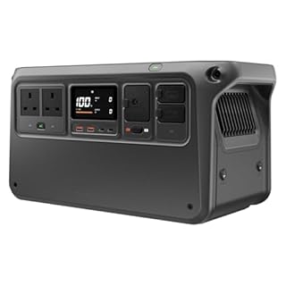 DJI Power 1000 V2 Portable Power Station, 1024Wh LFP Battery, Compact Size, 2600W Stable Output, 0-80% Recharge in 37 Mins, Electric Generator for Home, Camping, RVs, Off-Grid