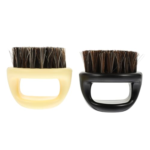 Gogogmee 2Pcs Man Beard Comb Multi Purpose Beard Brush for Cleaning Broken Hair Suitable for Barber Shops and Home Use Essential Grooming Tool for Men